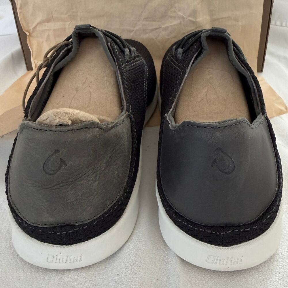 Olukai Alapa Li Men's Casual Shoes Black / Dark Shadow Size 10 NWT - Picture 4 of 10